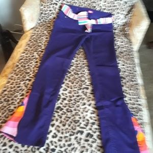 Girls bell bottom pants - no stretch